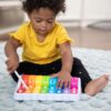 img2 Fat Brain Toys Rock 'N Roller Piano - Musical Xylophone for Babies & Toddlers