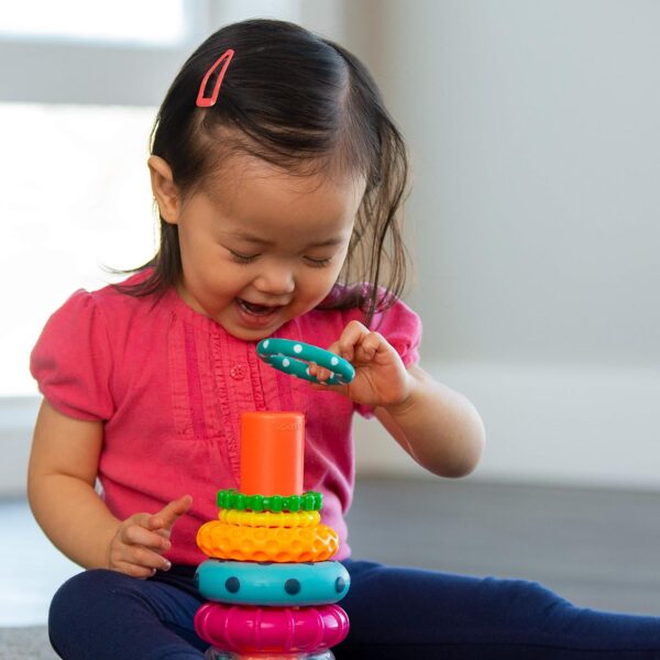 img2 Sassy Stacks of Circles - Classic Stacking Ring STEM Learning Toy