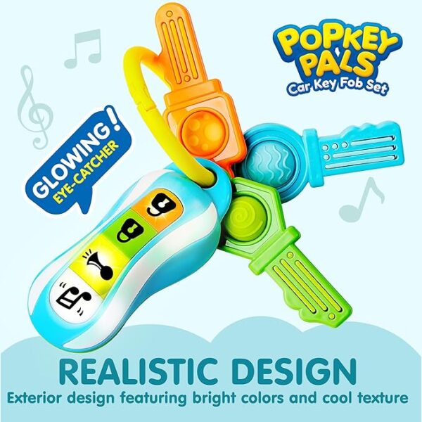img2 JOYIN Baby Car Keys Teether - Musical Sensory Toy with Lights & Sounds
