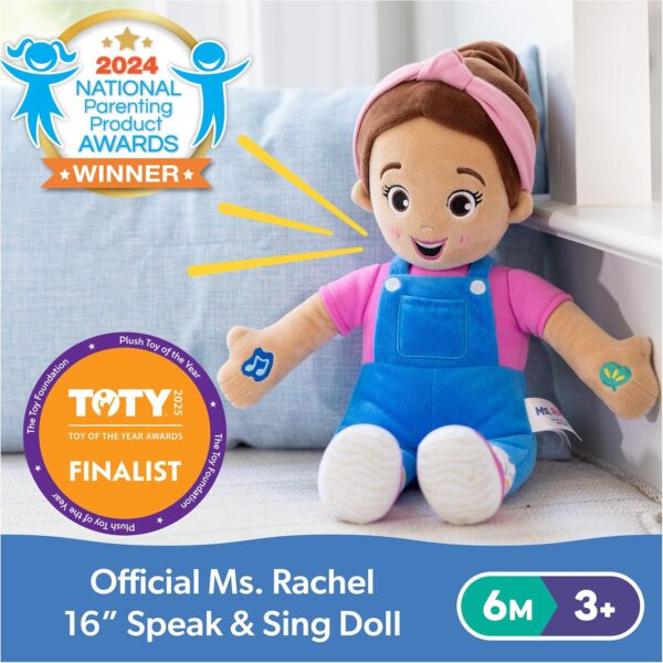 img2 Ms. Rachel Speak & Sing Doll - Official Interactive Learning Toy 16"